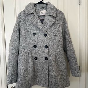 Grey Pea Coat